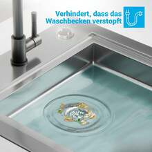 Stainless Steel Sink Stopper Height Adjustable With Strainer, Drain Plug 79mm/82mm – Ideal For Kitchen, Laundry Room & Bathroom – Practical Drain Filter For Sink And Basin - 1pc - View 6
