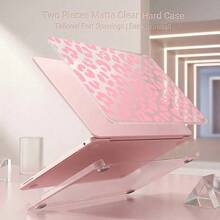 Pink Matte Leopard For MacBook Neo Case 13-Inch 2026 A3404 A18 Pro Chip, A3404 2026 Neo 13-Inch, Stylish Digital Accessory For Office Workers Back To School Season - View 8