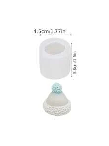 1pc Christmas 3D Hat Silicone Mold, Suitable For Christmas DIY Aromatherapy Candle Handmade Decor, Easy Demolding, Christmas Home Decoration - Santa Hat - View 13