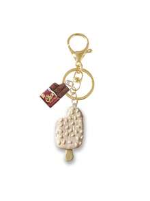 Chocolate Crispy Ice Cream Keychain,Realistic Food Design,Multiple Colors Available,Portable And Versatile,Can Be Hung On Bags/Keys, Dessert Keychain - Multicolor - View 13