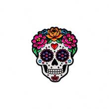 Mexican Skull Brooch Unique Enamel Lapel Pin - Personalized Badge For Backpacks And Clothes - Halloween Decoration - Suitable As Halloween Gift For Friends - Black - View 18