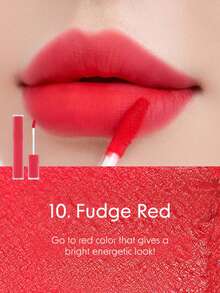 Rom&nd Romand BLUR FUDGE TINT 10 FUDGE RED 絲絨霧面唇釉，輕盈奶油質地，易上妝易暈染，持久高顯色，滋潤不乾澀，K-Beauty 韓系彩妝，Olive Young，禮物，5.0g/0.18oz - 10 FUDGE 紅色 - 查看 6