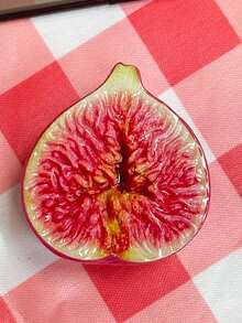 1pc INS Fruit Orange Fig Kiwi Watermelon Tomato Acrylic Resin Phone Stand Desktop Foldable Portable Airbag Phone Holder Compatible With Android & Apple 11 Pro Max/12 Pro Max/13 Pro Max/14 Pro Max/15 Pro Max/16 Pro Max/17 Pro Max/18 Pro Max - Multicolor - View 5