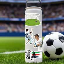 50pcs 2026 FIFA World Cup Soccer Star Stickers, Car Decor Stickers, Laptop Stickers, Water Bottle Stickers, Phone Decor Stickers, Skateboard Luggage Decor Graffiti Stickers, Suitable For FIFA Fans Souvenirs, Party Favors, Soccer Fan Gifts, Cartoon Sports Graffiti Stickers, Furniture Stickers, Fan Decor Stickers, Suitable For Every Place In The Home - Multicolor - View 5
