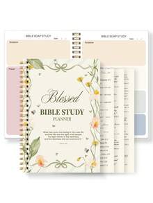 1pc A5 Bible SOAP Study Notebook, Scripture & Prayer Reflection Pages For Church Devotion, Bible Study Materials, Office Decor And Accessories, Nurse Essentials, Halloween Notebook - A - View 7