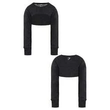 Gymshark Sol Lift Womens Black Crop Top - Black - View 3