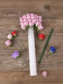 1/2/4pcs Floral Foam Sticks, Suitable For Wedding Arch And Party Decoration, Can Be Used As Flower Foam, Handmade Foam Stick Base, DIY Floral Foam, Multi-Functional Cylindrical Sponge, Wedding Decor - Multicolor - View 8
