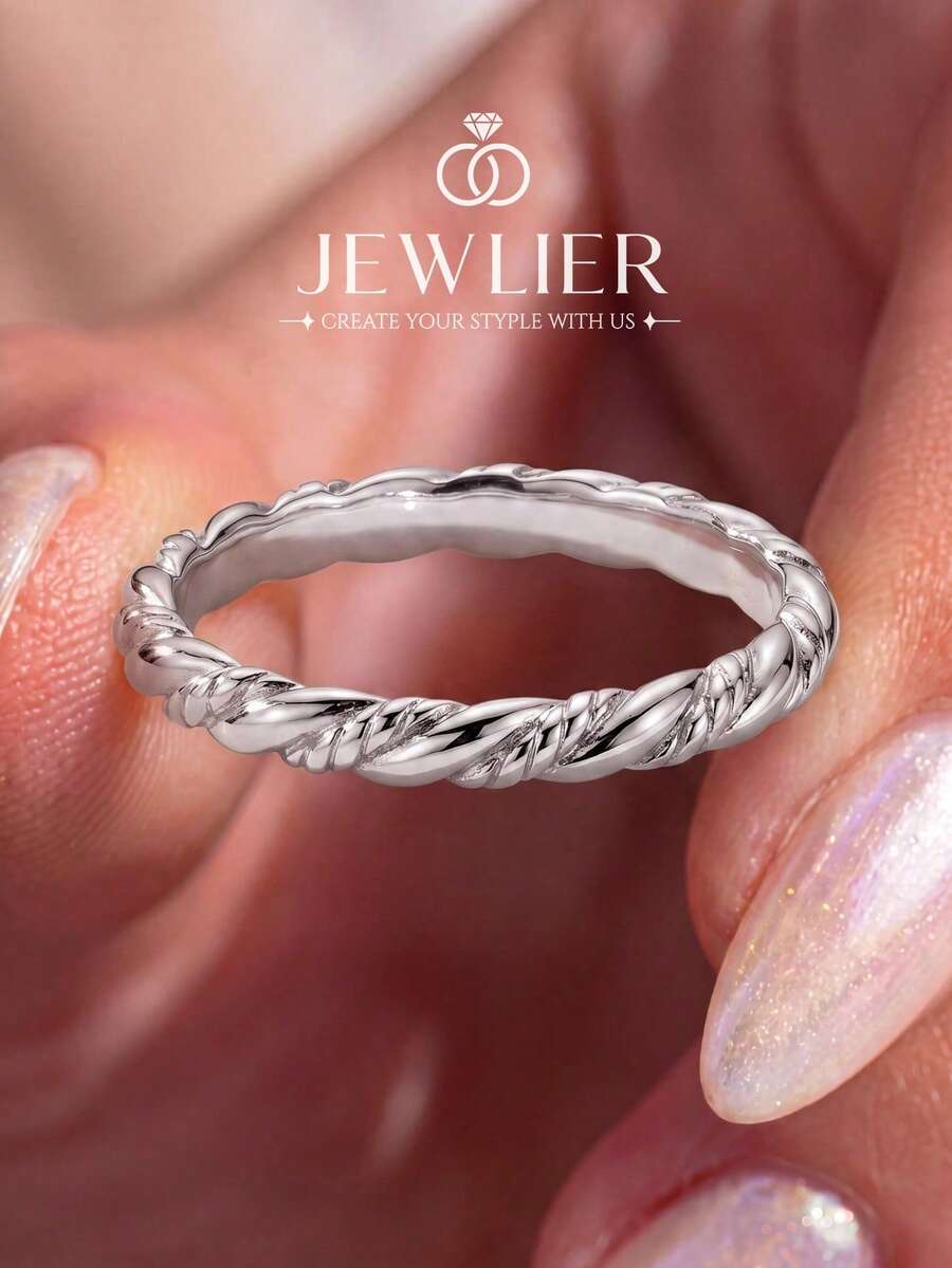 1pc Spiral Ring, Multiple Sizes Available, Suitable For Women, Ideal Choice For Date Gift Or Exquisite Jewelry