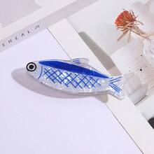 1pc Korean Sardine Hair Claw Clip Niche Cute Sweet French Style Back Head Hair Accessory - Multicolor - View 14