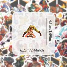 Hasbro 50pcs Stiker Grafiti Kartun Street Fighter, Stiker Dekoratif Lintas Batas untuk Mobil, Gitar, Koper, Laptop, Grosir - MultiWarna - View 3
