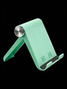 Portable Foldable ABS Desktop Phone Stand | Travel Essential: Lightweight Mini Smartphone And Tablet Holder | Easy-To-Store Travel Accessory - Multicolor - View 9