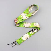 1 Piece Cute Sheep Cat Garden Lanyard ID Badge Card Holder, Neck Strap Card Cover For Students Office Travel Daily Gift - Multicolor - View 9