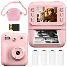 Kamera Cetak Instan Anak-Anak, Kamera Digital dengan Fungsi Cetak Foto Instan – Zoom Optik 8x, Video HD 1080P, Flash Terintegrasi, 4 Rol Kertas Foto Berwarna (Merah/Biru/Oranye/Hijau), Portabel dan Mudah Digunakan, Hadiah Sempurna untuk Liburan dan Acara Spesial (Natal, Ulang Tahun, Tahun Baru) - MultiWarna - View 26