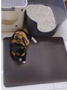 One EVA Cat Litter Pad, Double-Layered And Integrated With A Single Opening, Washable And Sand-Controlling Pad, Suitable For Indoor Use In Cats. 1.2 Cm Thick Cat Litter Box Pad. - Multicolor - View 12