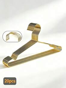 Golden Iron Hanger Drying Hanger Storage Hanger Standard Hanger Golden - Gold - View 4