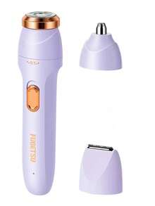 Women's 3-In-1 Rechargeable Epilator With Replaceable Heads (Shaving/Nose Hair/Precision Trimming), 360° Curved Blade Anti-Clogging, Low Noise, 13.5cm Pocket Size, USB Type-C Charging, Suitable For Travel And Full Body Care - 860 - View 13