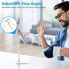 Phone Stand, Made Of Aluminum Alloy Material, Adjustable Angle And Height, Suitable For Various Phone Sizes (3.5-7.0 Inches). - Multiple Styles - View 3