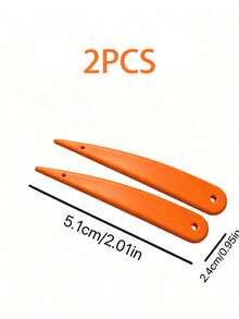 3-In-1 Orange Sewing Hemming Tool, Multi-Purpose Sewing Tool For Fabric And Paper, Embroidery Pleating Cone, Quilt Seam Pressing Tool, Paper Folding Scoring Stick, Smooth Edge Shaping Tool, Tailoring And Paper Craft Supplies 1pc - Multicolor - View 6