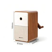 DELI Adjustable Pencil Sharpener With Long Lasting Blade Hand Crank Table Sharpeners Machine Stationery - Pencil Sharpener - View 8