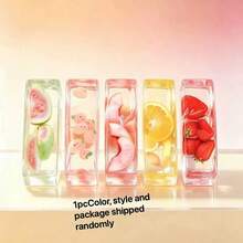 1pc New Realistic Fruit Jelly Strip Squishies Toys, Stress Relief Squeeze Toy Banana Series, Super Cute Realistic Strawberry Flavor Oversized Jelly Stress Relief Toy, Suitable As Party Favors, Party Gifts, Fun Stress Relief Item - Multicolor - View 10