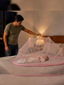 Mosquito Net For Babies - Pink - View 7