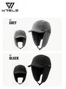 WRELS 1 buah Topi Trooper Trapper Pria, Topi Musim Dingin Hangat dengan Masker Wajah yang Dapat Dilepas dan Penutup Telinga, Topi Berburu dan Aktivitas Luar Ruangan dari Bulu Imitasi - MultiWarna - View 9