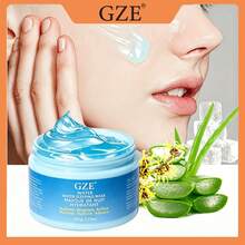 GZE Hydrating Sleeping Mask 100g, Masker Perawatan Kulit Ringan dan Melembapkan untuk Malam Hari, Menciptakan Kulit Lembut dan Bercahaya - 100 gram - View 2