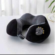 1PC Ergonomic Travel Neck Pillow With Storage Bag, Upgraded Travel Neck Pillow For Airplane, 100% Pure Memory Foam Travel Pillow, Suitable For Flight Headrest Sleep, Car, Bed, Compressible Fit Design, Portable Plane Accessory - U-shaped Nap Pillow - View 5