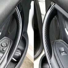 Gagang Pintu Mobil Pola Serat Karbon Gloss untuk BMW Seri 3 dan 4 M3 M4 F30 F31 F32 F33 F34 F36 F80 F82 - Penutup Gagang Pintu - View 2