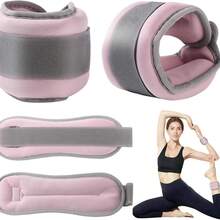 Ankle Weights - 1.3 Lbs Per Pair, Adjustable Arm And Leg Weights For Walking, Running, Pilates, And Home Workouts, With Comfortable Straps - Multicolor - View 7