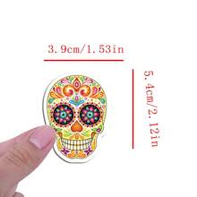 60PCS Halloween Stickers Aesthetics Stickers For Scrapbooking, Diary, Laptop, Bumper, Skateboard, Water Bottle, Computer, Hard Hat, Car Stickers And Decals - C - View 2