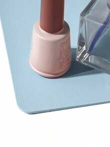 Grey Nail Art Table Mat, Waterproof Foldable, Nail Art Hand Rest Pad - Grey - View 2