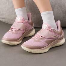 Under Armour Unisex Lace-Up Basketball Shoes FLOW Midsole Lateral Support Grippy Court Performance Sneakers - Pink - View 7