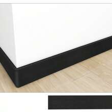 Self-Adhesive Rubber Wall Skirting Decorative Strip, Modern 3D Baseboard Wallpaper Sticker, Glossy, Washable, Waterproof, Suitable For Home Decor - No Electricity Required, Marble Print Baseboard, Kick Plate, Waistline Sticker, Conceal Ugly Wall Corners, Thickened Anti-Collision Edge Guard Sticker - Marble Pattern - View 4