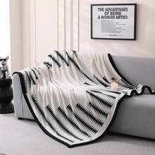 2026 New Jacquard Sherpa Double Layer Blanket, Winter Warm Bed Throw Blanket - Pine Shadow - View 5
