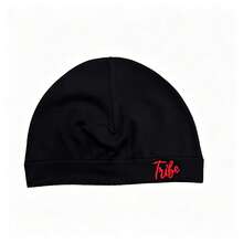 1pc Solid Color Casual Nylon Printed Knit Hat, Windproof Warm Hip Hop Beanie For Outdoor Sports, All Seasons - Tilbe - View 3