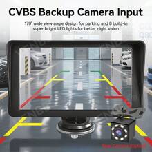 VENBES 6.1 Inch PND Portable Car Stereo, Wireless CarPlay & Wireless Android Auto Touch Screen Car Player With Bluetooth FM - Main Unit Only - View 10