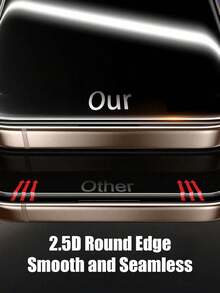 ZYSHI 6pcs Privacy Anti-Peeping Screen Protector, Black Anti-Peeping Tempered Glass Screen Protector, High Hardness, Anti-Peeping, Anti-Scratch, Anti-Drop, Waterproof, Anti-Fingerprint, Compatible With IPhone Ultra/18 Pro Max/18 Pro/18/17e/17 Pro Max/17 Pro/17 Air/17/16 Pro Max/16 Pro/16 Plus/16/15 Pro Max/15/14/13/12 And Other Models. - Clear - View 3