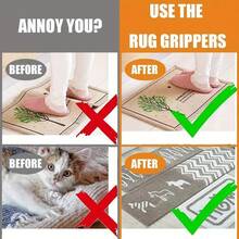Super Strong Adhesive Carpet Tape, Anti-Curl Carpet Tape Anti-Slip Sticker, Can Fix Carpet In Place, Keep Corners And Edges Flat, Suitable For Living Room, Dining Room, Bathroom Carpets, Prevent Carpet Movement And Rolling Edges - Black - View 10
