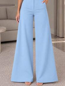 Women Pants - Sky Blue - View 3