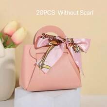 1/5/10/20 Pcs/Lot, Leather Gift Bags With Bow, Good Material, Various Colors, Wedding Party Favor Bags, Mini Handbag, Suitable For Various Occasions And Events, Easy To Assemble, Best Gift For Family And Friends. - Multiple Styles - View 6