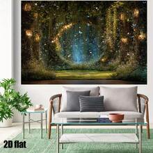 1 Magic Forest Theme Background Banner-Butterflies And Fireflies At Night, Without Electricity, Very Suitable For Weddings, Parties And Holiday Celebrations, Creating A Dreamy Atmosphere. - 1 - View 7