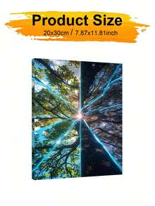 DIY Surreal Neon Energy Tree (Frameless Or Framed 8x12 / 16x20 Inches) Paint By Numbers Kit(Acrylic) Arts & Crafts For Adult Beginners, Home Wall Decor, And Holiday Gifts For Creative Artistic Relaxation - Sets - View 9