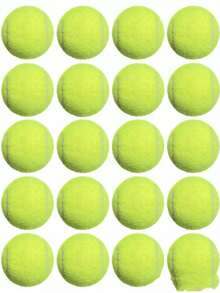 Tennis Training Balls, 6/12/20pcs, High Elasticity, Suitable For Beginners Tennis Practice, Also Can Be Used As Pet Dog Sports Balls - Green - View 10