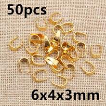 50pcs Pendant Clips Pinch Bail Clasps Buckle Charm Necklace Hook Connector For DIY Jewelry Making Accessories Findings - Pinch Bail - View 30
