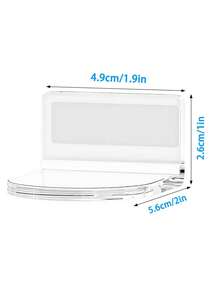 3/1pc Wall-Mounted Figure Display Shelf, No-Drill Design, Doll Storage Box, Acrylic Wall Decor Shelf, Figure Display Box, Suitable For Figures, Standees, Ornaments And Cute Beads Storage Box, Space-Saving Home Decor Organizer, Figure Shelf, Display Rack, Wall-Mounted Small Ornament Bracket, Transparent Blind Box Storage - Multicolor - View 4