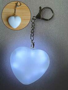 LED Heart Shaped Pendant Light, USB Rechargeable, Touch Activation/Auto Sensor, Portable Handbag Night Light, Decorative Small Pendant. Multi-Scene Use, Suitable For Bags, Bedrooms And Night Lighting. Can Be Used As A Gift - Heart-shaped - View 10