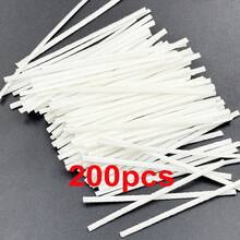 100/500/1000Pcs 6cm Pre‑Waxed Cotton Candle Wicks, Simple Solid White Straight DIY Hand‑Made Candle Cores For Home Candle Making Halloween, Christmas Party Decor - Multicolor - View 6