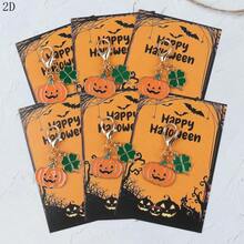6 pcs Gantungan Kunci & Semanggi Berdaun Empat, Gantungan Kunci Keberuntungan, Cocok untuk Dekorasi Halloween, Thanksgiving dan Pesta, Hadiah Positif dan Beruntung untuk Teman dan Keluarga - MultiWarna - View 10