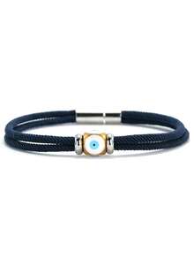 diffone Fashion Handmade 3mm Milan Rope Bracelet Charms Evil Eye Men Bracelet For Men Cool Jewelry - Evil Eye Bracelet - View 9